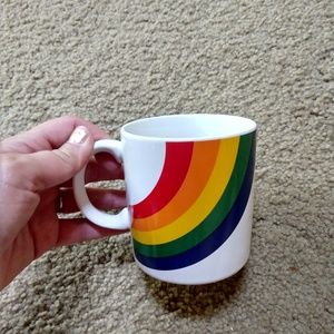 Rainbow mug 1980's Made in Korea